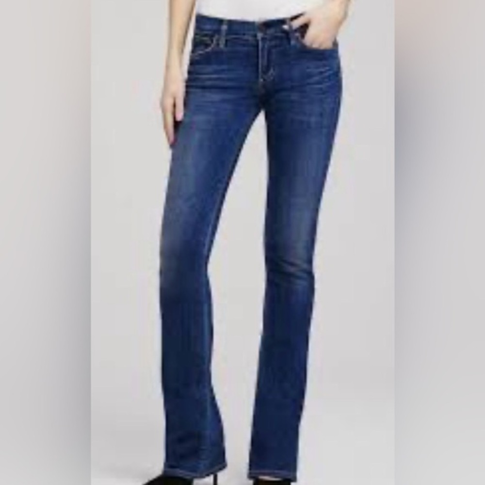 CITIZENS OF HUMANITY 27 Emannuelle Slim Boot Cut jeans, slight distressed look